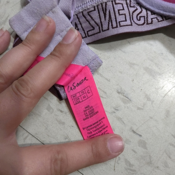 Lasenza | Lavender Padded Bra Remix Push Up Plunge 32C - Picture 7 of 8